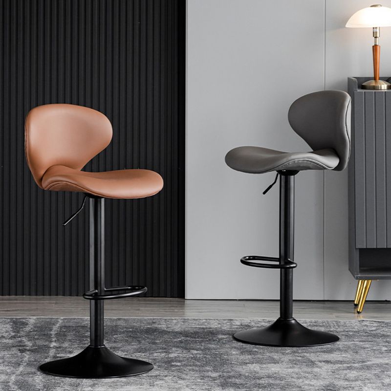 Modern Style Bar Chair with Adjustable Height Swivel for Restaurant Bar