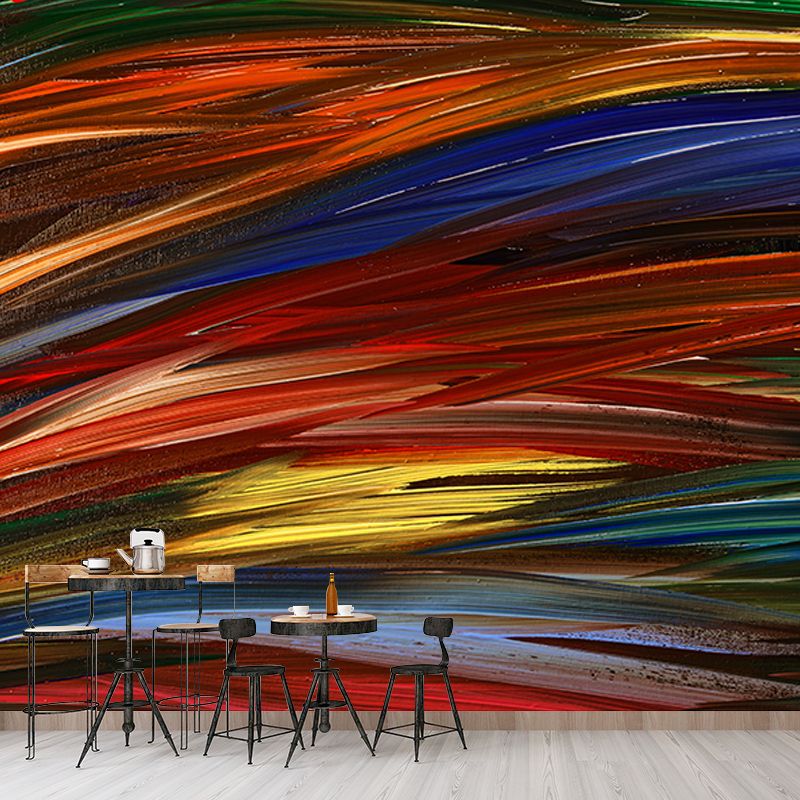 Illustration Wall Mural Wallpaper Abstract Style Sitting Room Wall Mural