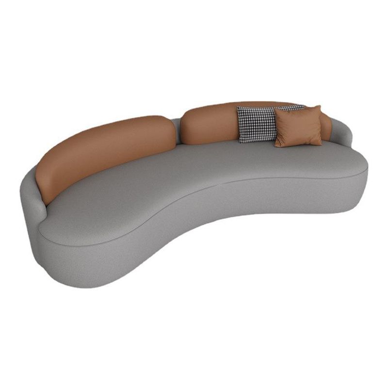 Faux Leather Cushions Back Sofa with Armless for Living Room
