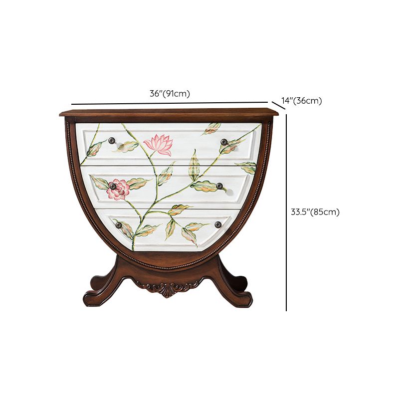 Modern Storage Chest Wooden Storage Chest Dresser with 3 Drawers