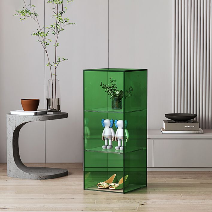 Closed Back Storage Bookshelf Scandinavian Standard Acrylic Bookcase