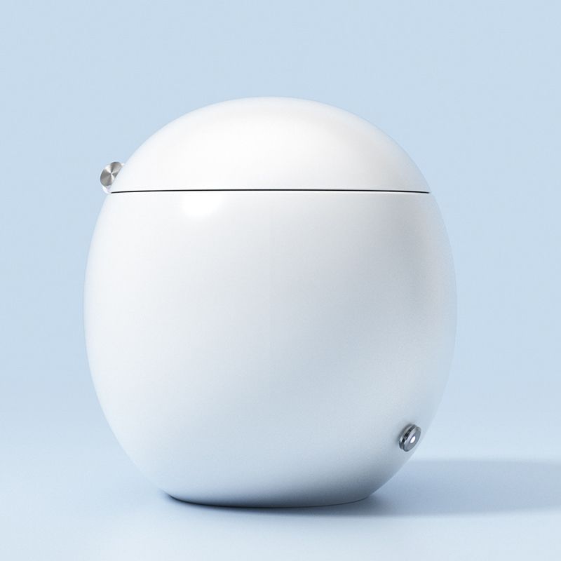 Modern Cotton White Floor Mounted Urine Toilet Siphon Jet Toilet Bowl with Toilet Seat