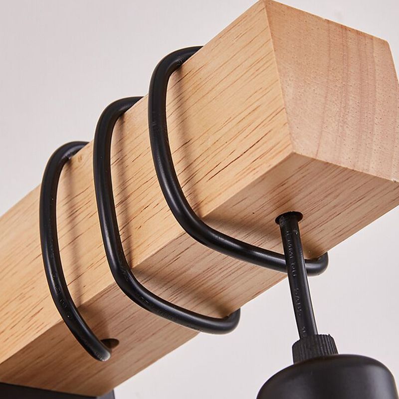 Modern Style Wood Wall Light Bulb Shape 9" High Wall Sconce for Bedroom