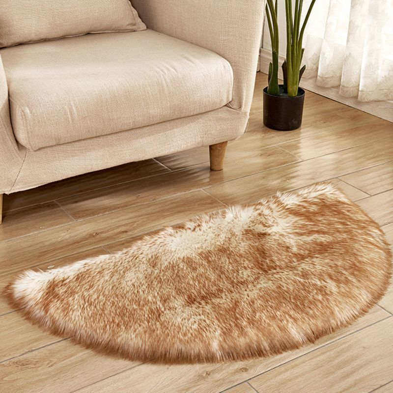 Multi-Color Novelty Rug Fuzzy Solid Color Indoor Rug Pet Friendly Washable Easy Care Area Carpet for Living Room