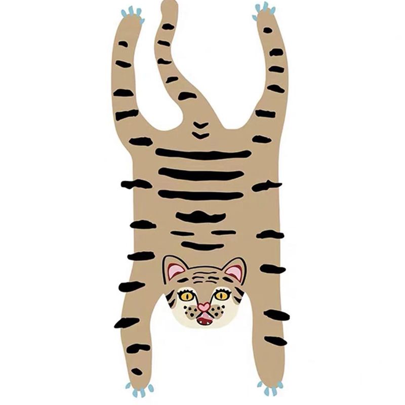 Trendy Washable Carpet Comfort Animals Pattern Polyester Rug Stain Resistant Carpet for Home Decor