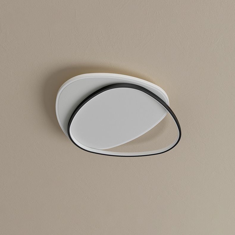 Minimalistische geometrie metalen inbouwlamp voor hal, slaapkamer en keuken