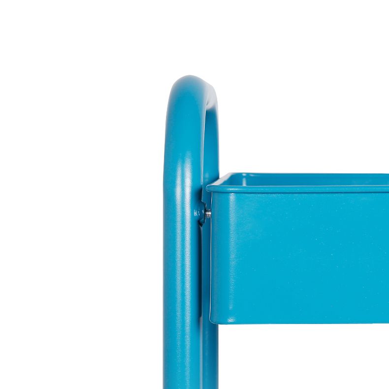 Scandinavian Style Bookcase with Casters Bookshelf for Home and Office