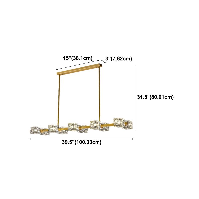 Simplicity Island Lighting Fixture Modern Style Pendant Lighting Fixture