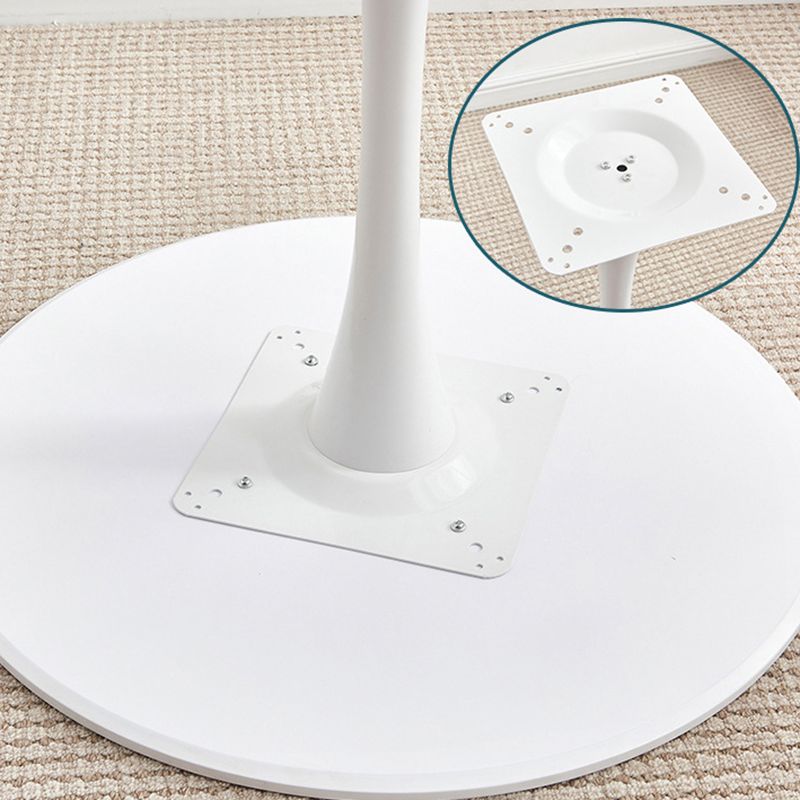 29.13" Tall Contemporary Style Coffee Cocktail Table Pedestal Round Coffee Table