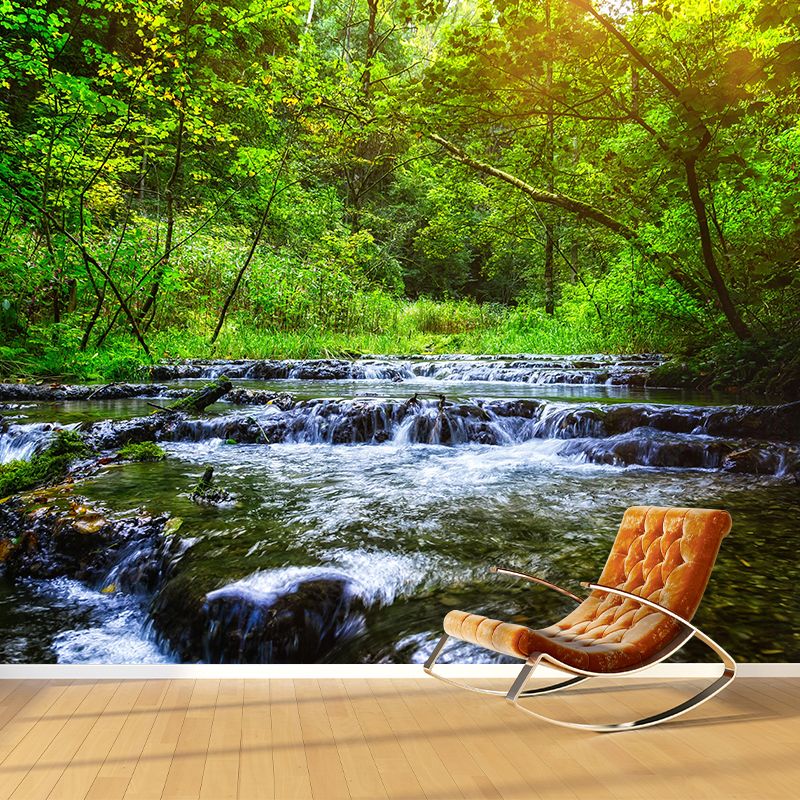 Natural Landscape Wall Mural Contemporary Living Room Wall Art for Decoration