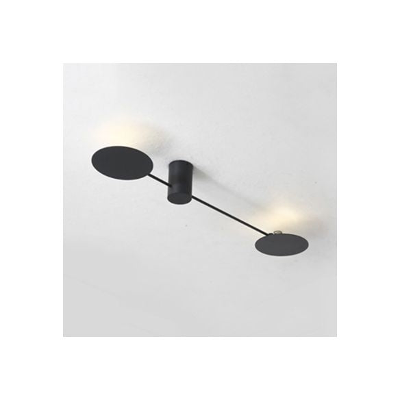 Simple LED Wall Sconce with Acrylic Shade Black/White Molecule Sconce Light Fixture in Warm/White Light
