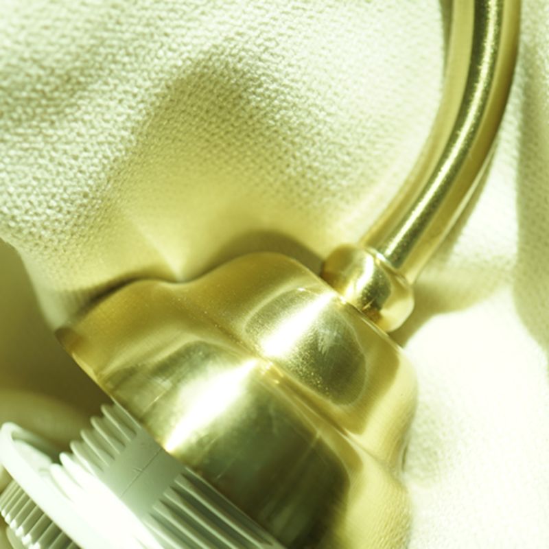 Nordic Style Wall Light Dome Shape Wall Lamp with Wooden Base for Bedroom