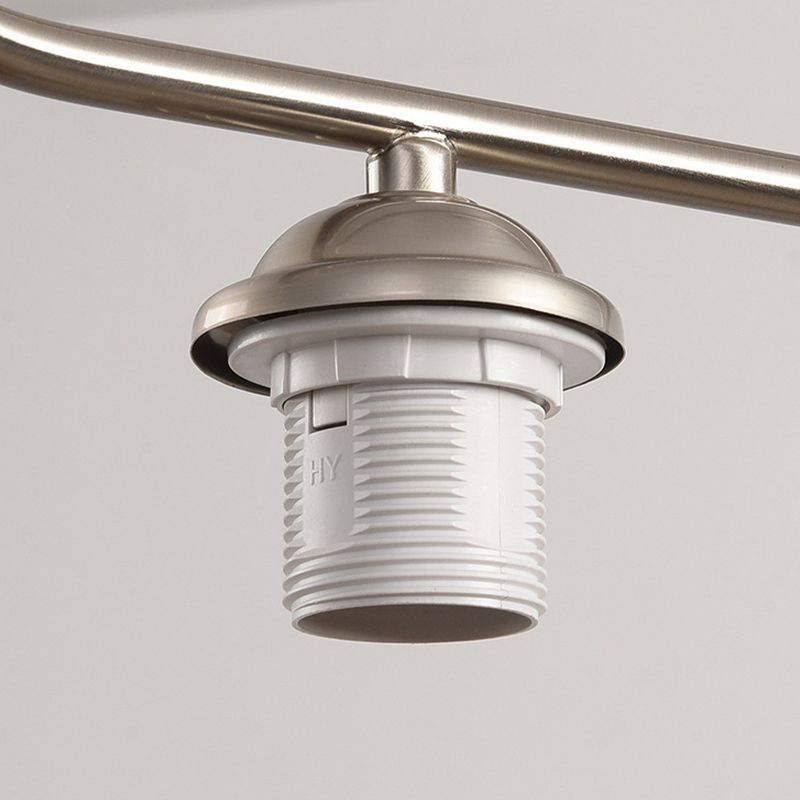 Black/White/Nickle Kitchen Island Lighting 3/4-Light Modern Island Pendant Lighting