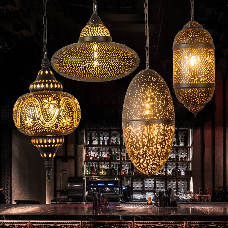 Industrial Hanging Light Metal Shade Pendent Lighting Fixture for Dining Room