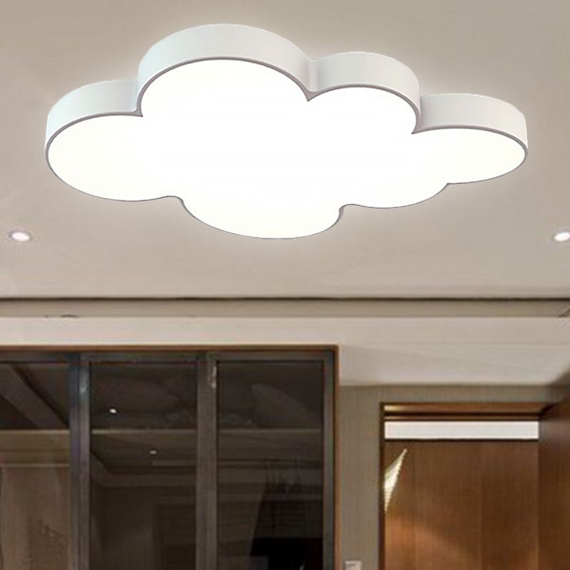 Acrylic Cloud Ceiling Flush Mount Modern Flush Mount Ceiling Light for Classroom Kid Bedroom