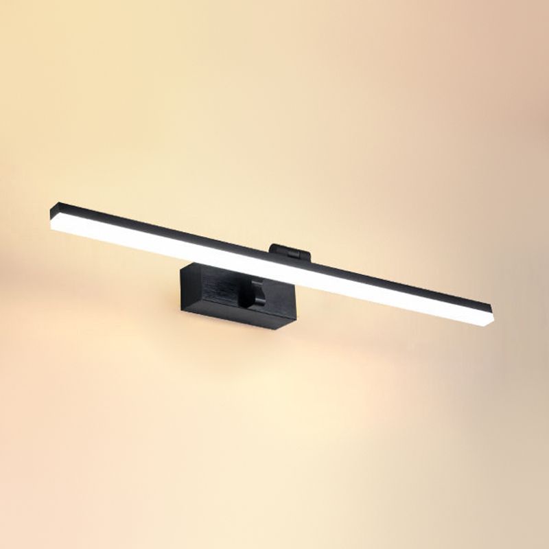 Metal Linear Wall Vanity Light Modern Style 1 Light Vanity Lighting Ideas