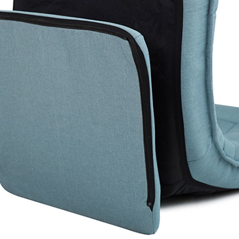 Modern 20"W Armless Chair Cotton Blend Upholstered Accent Chair