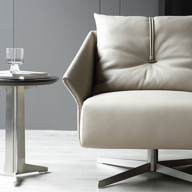 Faux Leather Chair 33" L x29.5"W x27.5"H Swivel Chair for Living Room