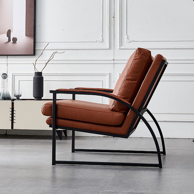 29.53"L x 32.68"W x 30.71"H Contemporary Pillow Top Arms Cushion Back Chair