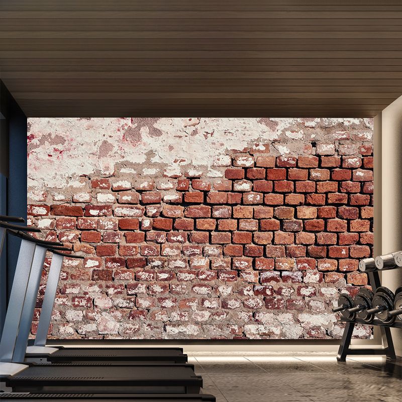 Huge Brick Wall Wall Decals Home Decoration Living Room Wall Decor in Soft Color