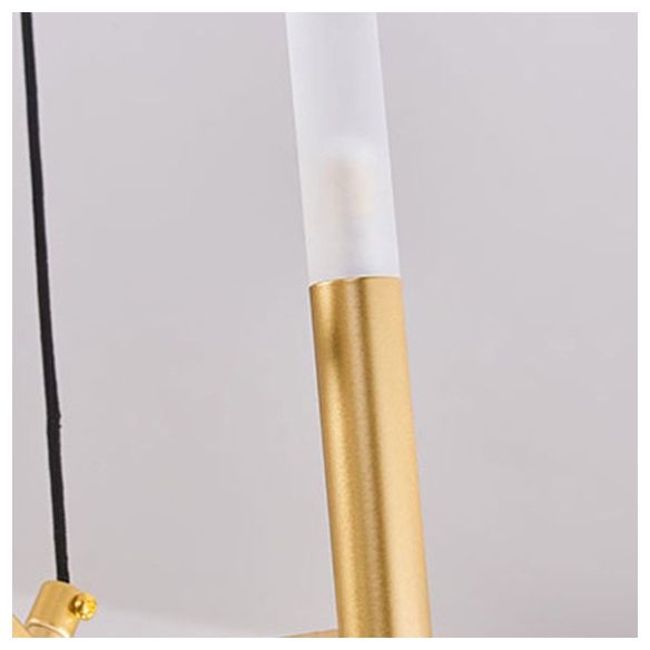 4 Bulbs Quantity Optional Modern Chandelier Pendant Light for Living Room Dining Roo