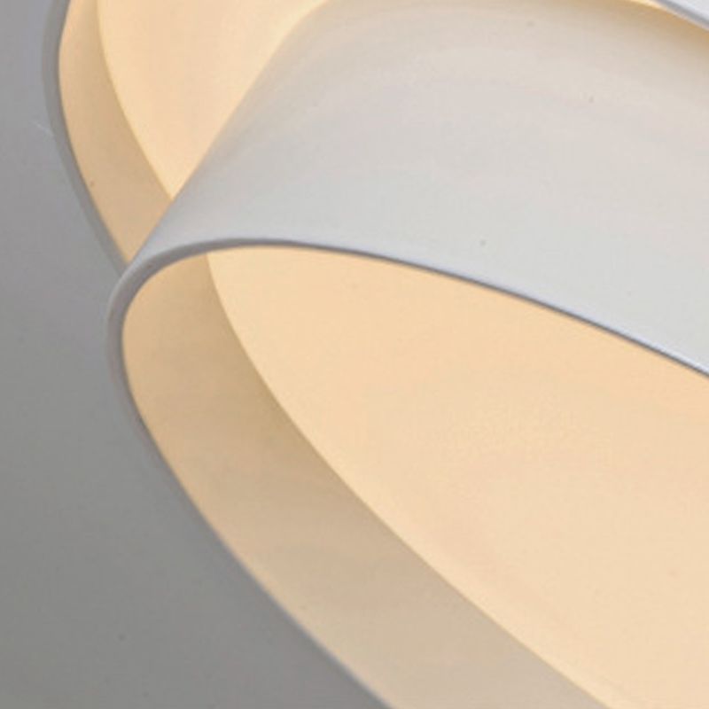 Metal Round Flush Mount Ceiling Light Nordic LED Flush Mount Lighting for Bedroom