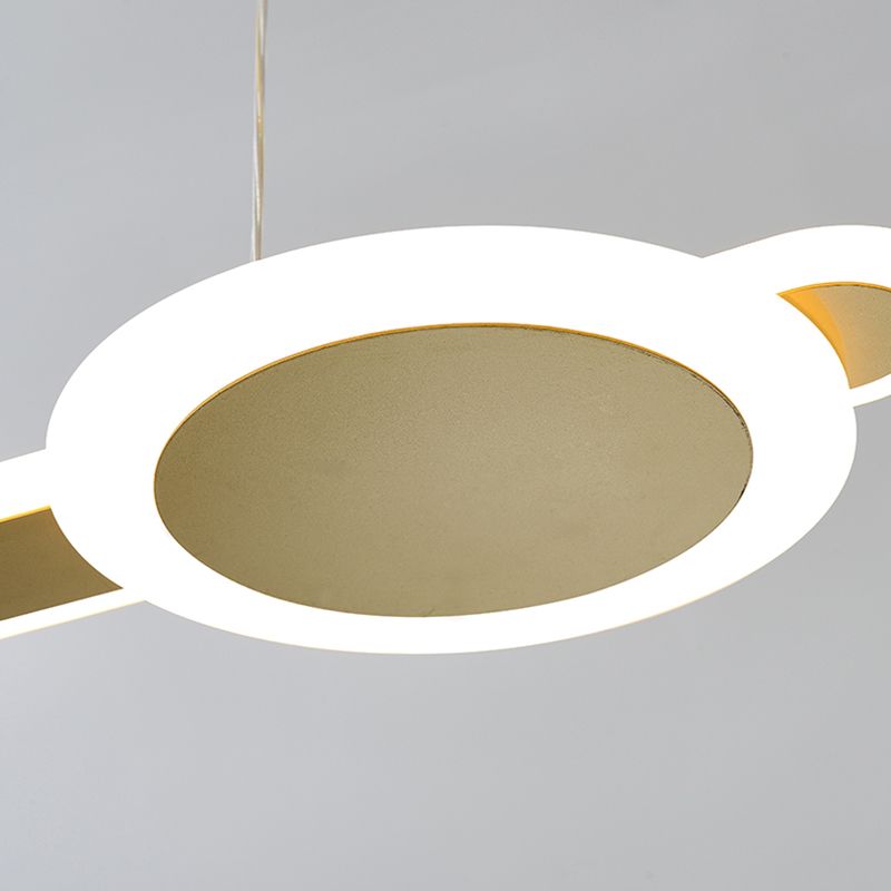 Salle à manger Modern Island LEDLING LINEAR 4 LUMILES PENDANT ALUMINUM LUMIN