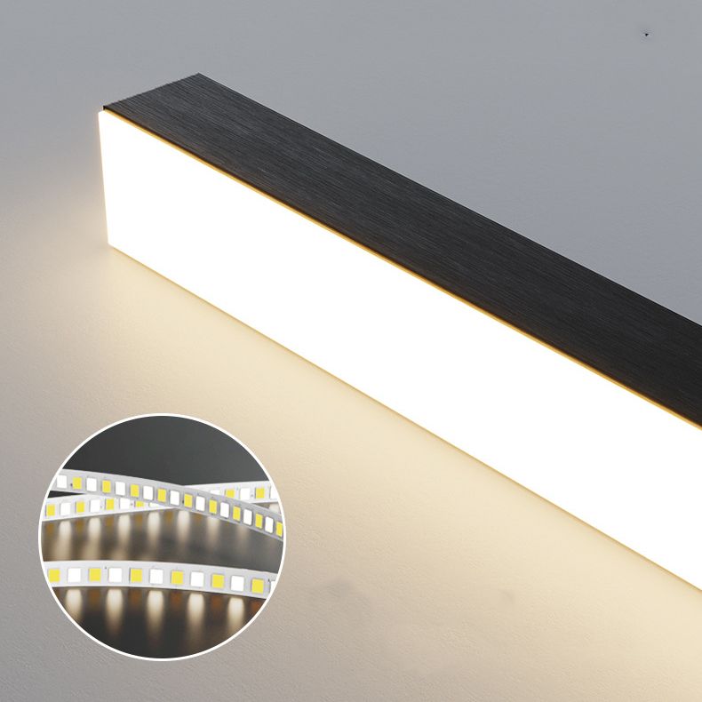 LED Simple Island Hanging Light Modern Island Light with Acrylic Shade for Dining Room