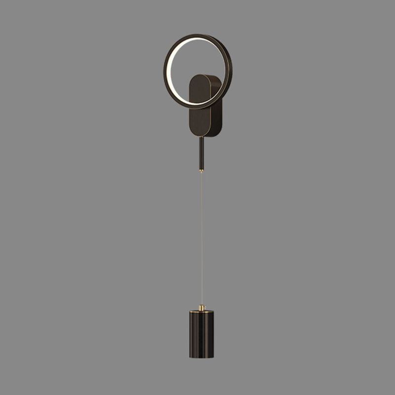 Metal Geometric Wall Sconce Lights Modern 2 Lights Wall Lighting Fixtures