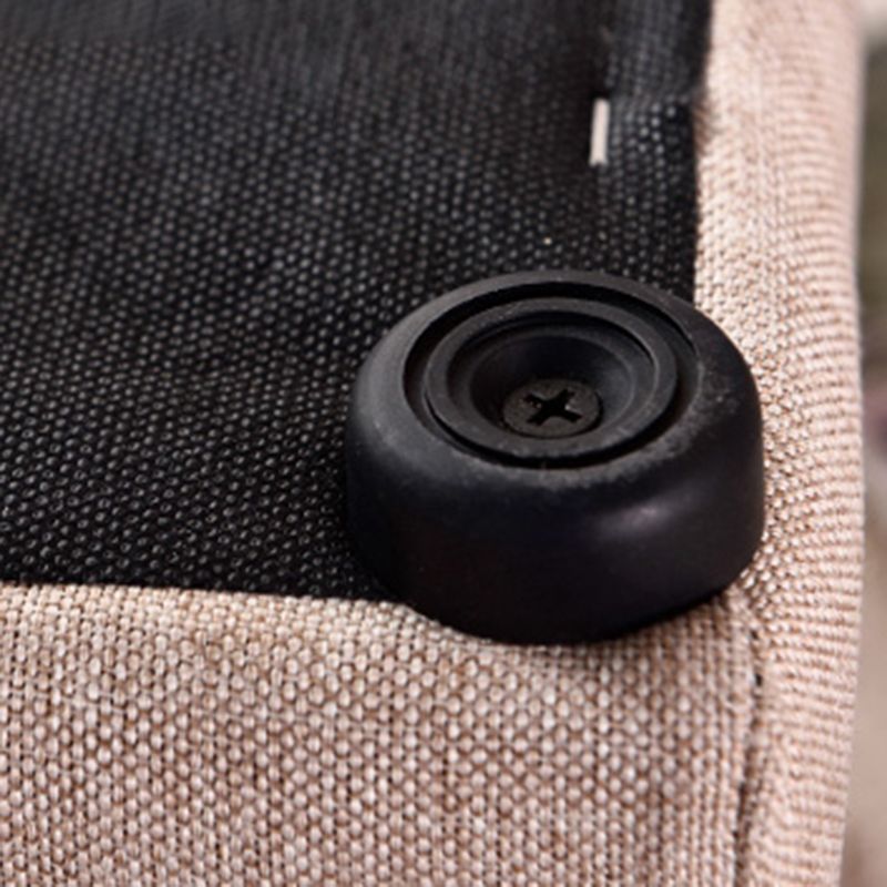 Mid-Century Modern Pouf Ottoman Faux Leather Tufted Square Ottoman with Storage