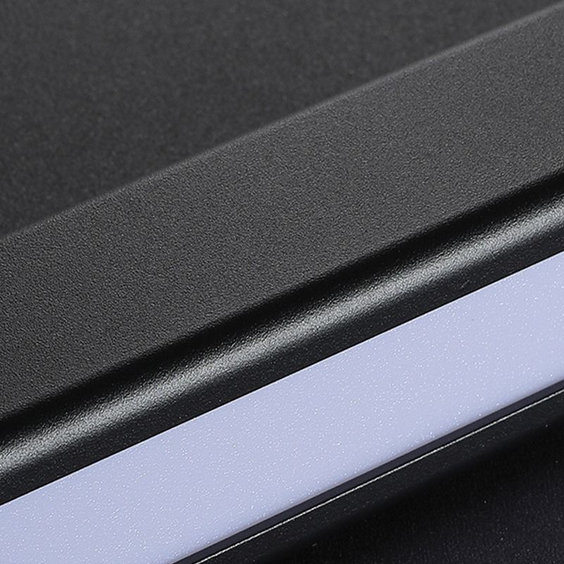 Moderne stijl eenvoudige hangende lamp led rechthoek hanglamp voor eetkamer