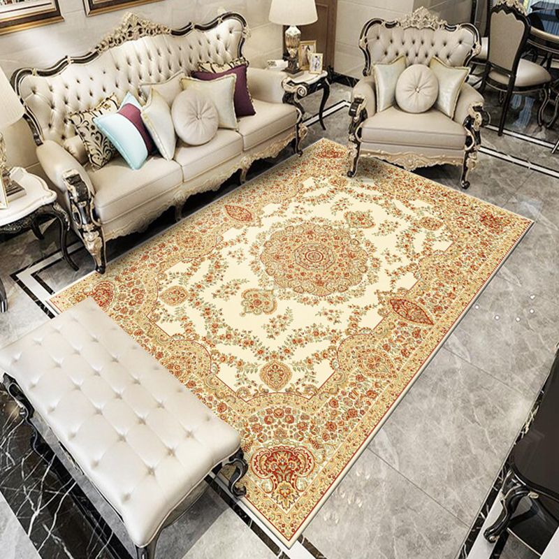 Fancy Victoria Rug Alfombra floral multicolor antideslizante lavable alfombra apta para mascotas para sala de estar