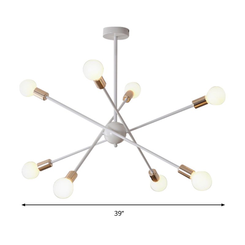 Metal Line Spark Chandelier eigentijds hanglamp voor keuken eetkamer