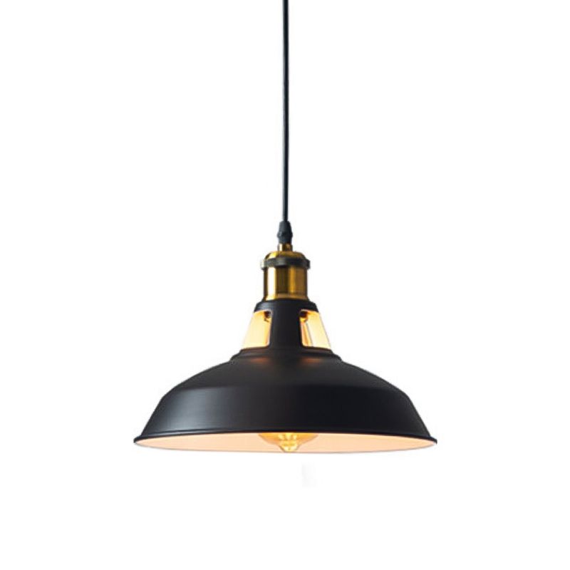 Lampada a sospensione in metallo a 1 luce bar a sospensione vintage per negozio