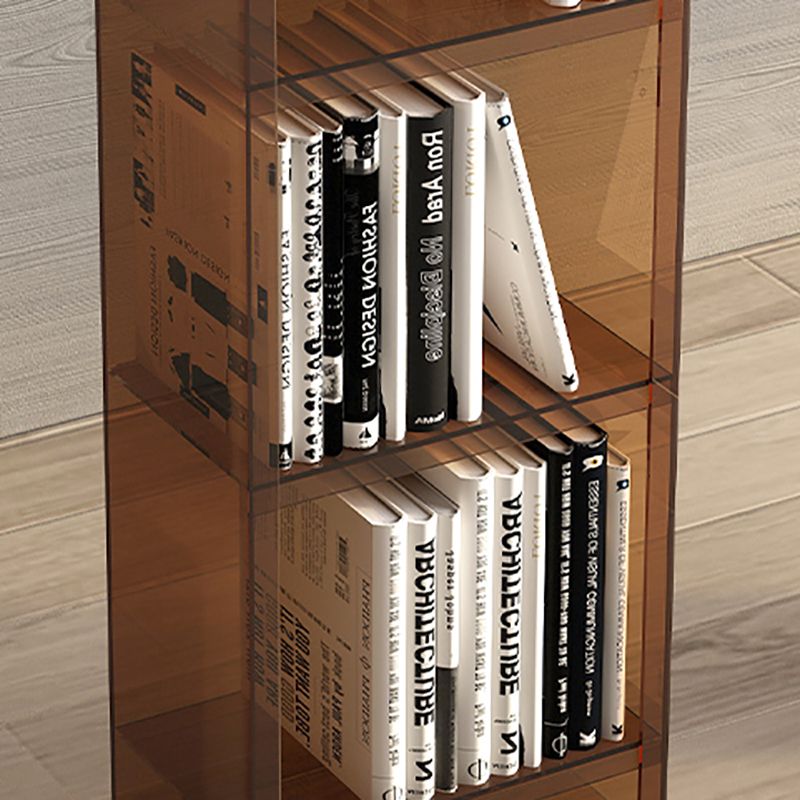 Scandinavian Home Office Bookshelf Acrylic Closed Back Bookcase