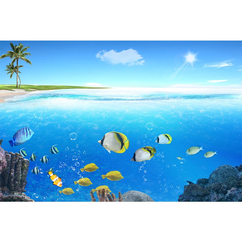 Marine Benthos Wall Mural Kids Style Decorative Children Bedroom Wall Decor, Custom