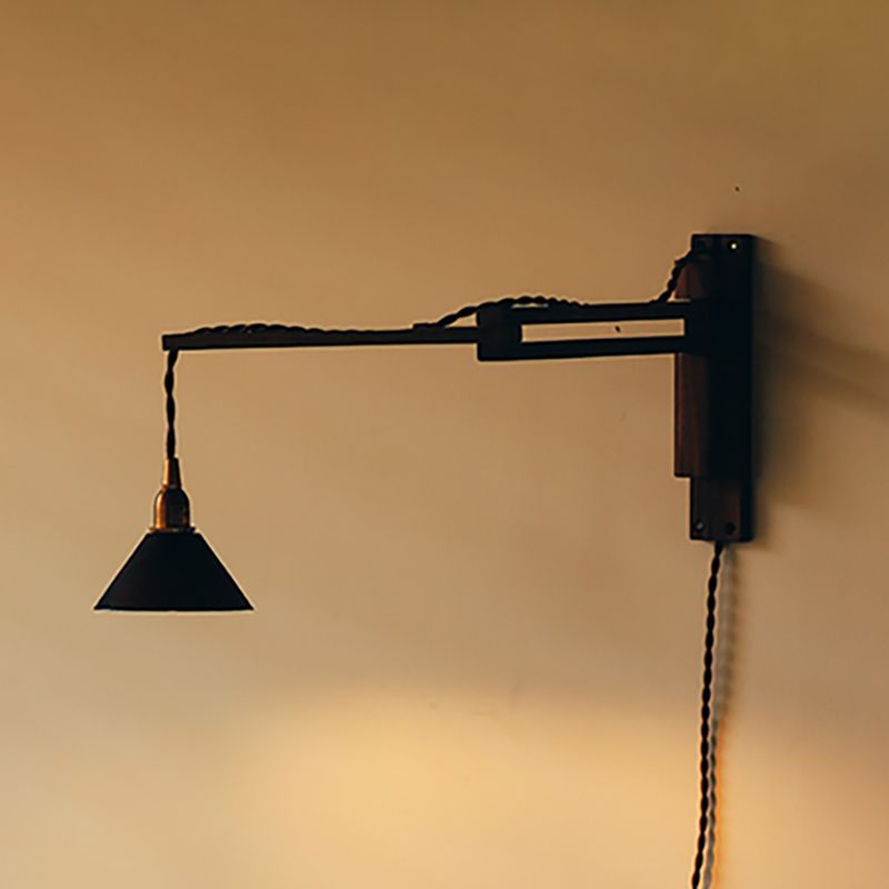 Lámpara de pared de madera ligera de pared de pared doméstica contemporánea para sala de estar de dormitorio