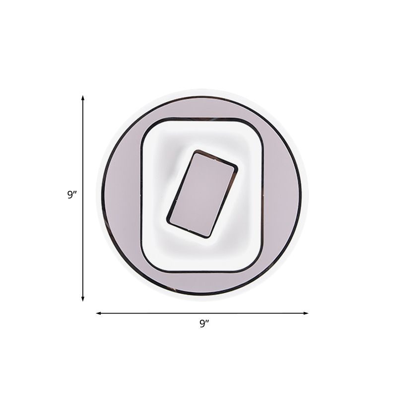 Idée d'éclairage mural rond / pentagone