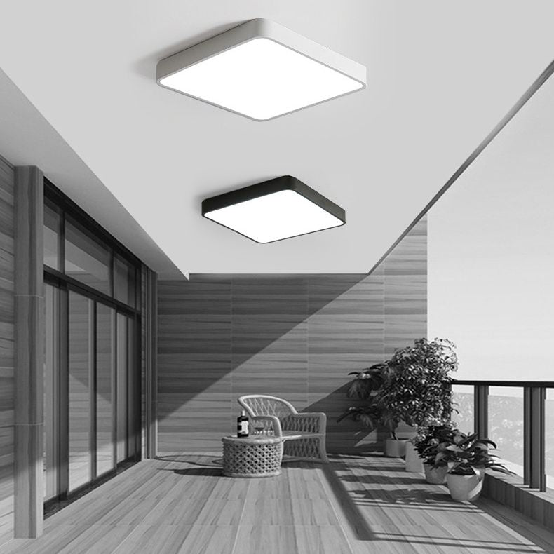 Modern Style Aluminum LED Flush Light Bedroom Ceiling Mounted Light with 1 Light