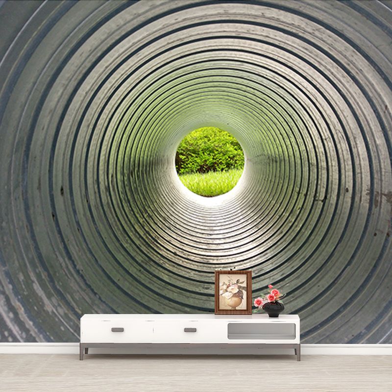 Modern Space Extension Removable Wall Mural for Gust Room, Moisture Resistant