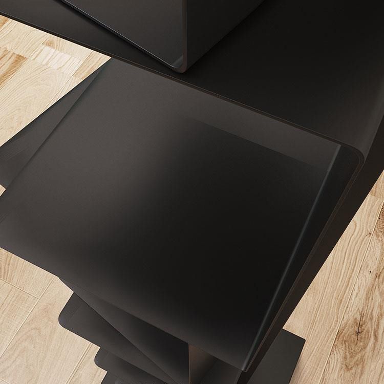 Closed Back Bookshelf Contemporary Style Invisible Bookcase for Study Room