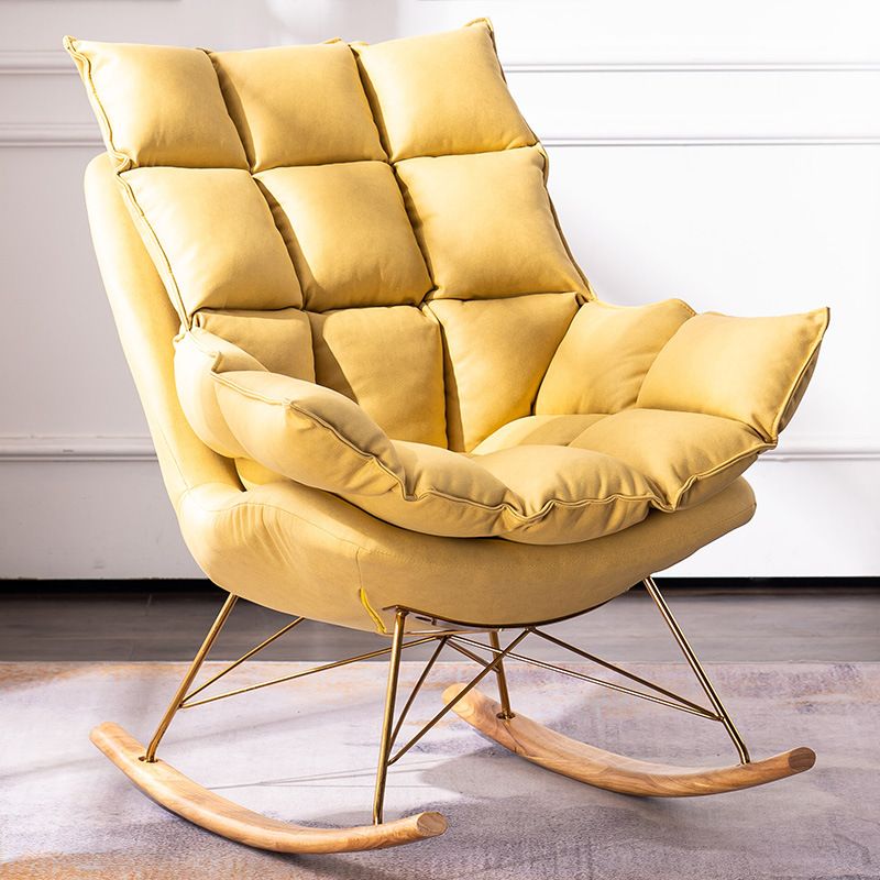 Single Lazy Sofa Rocking Chair Indoor Rocking Chair for Bedroom