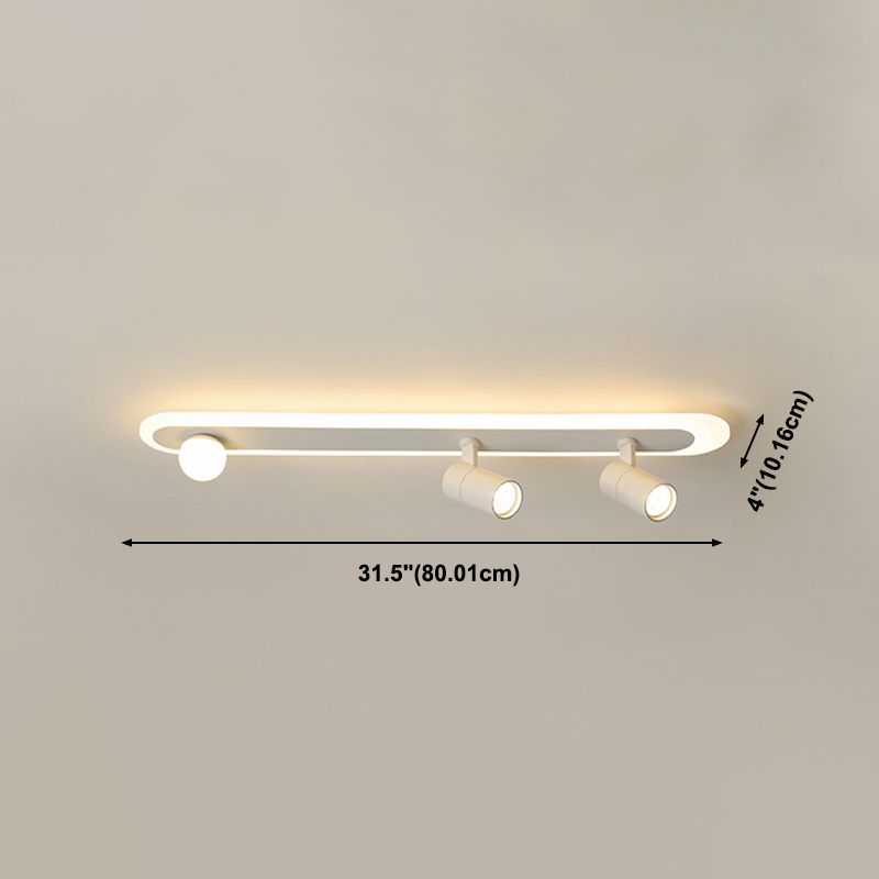 Lampe de plafond moderne de conception de projecteur de lumière de bâti affleurant pour le salon de chambre à coucher