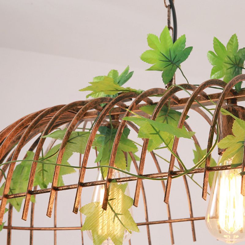 Creative Island Light Industrial Hanging Lighting Fixture for Dining Room