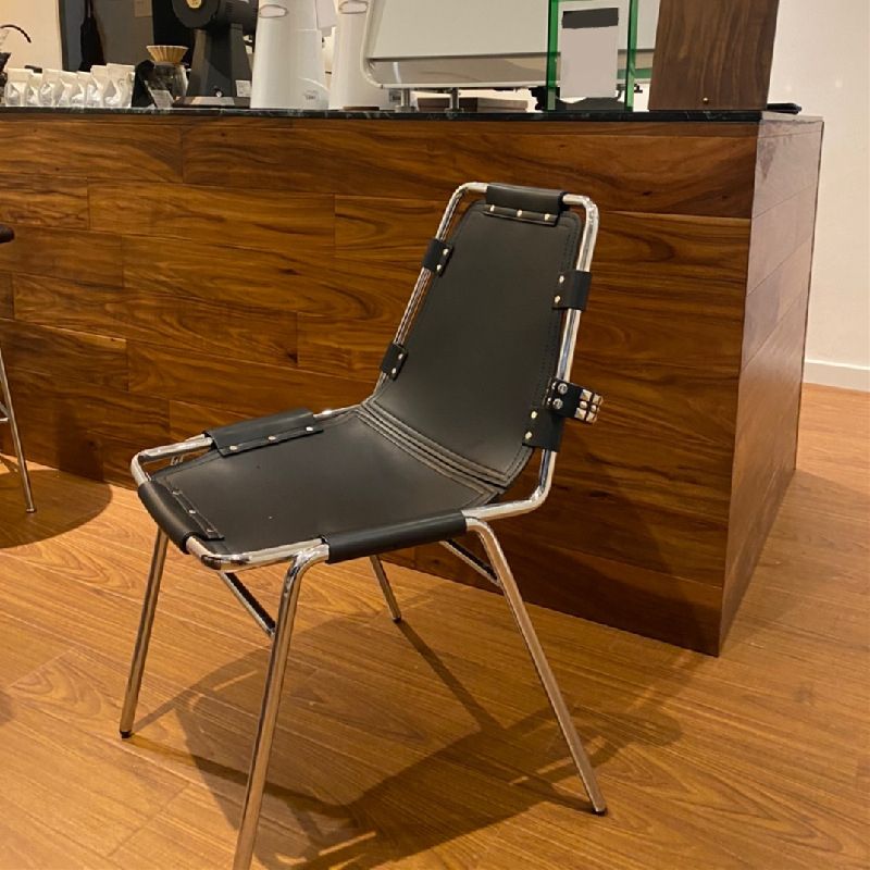 Contemporary Kitchen Dining Chairs Faux Leather Side Chairs with Silver Legs