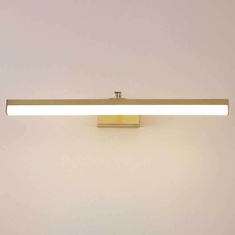 Modern Minimalist Style Linear LED Bathroom Vanity Light Fixtures Acrylic Vanity Wall Light Fixtures