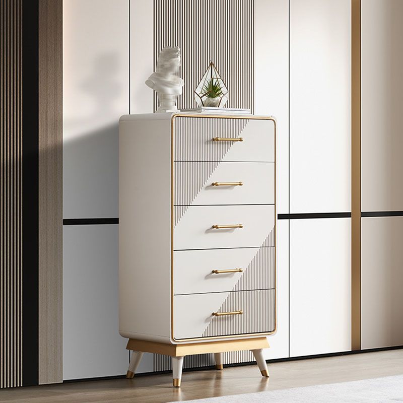 Glam Storage Chest Dresser Stone Storage Chest with 3/5/6 Drawers