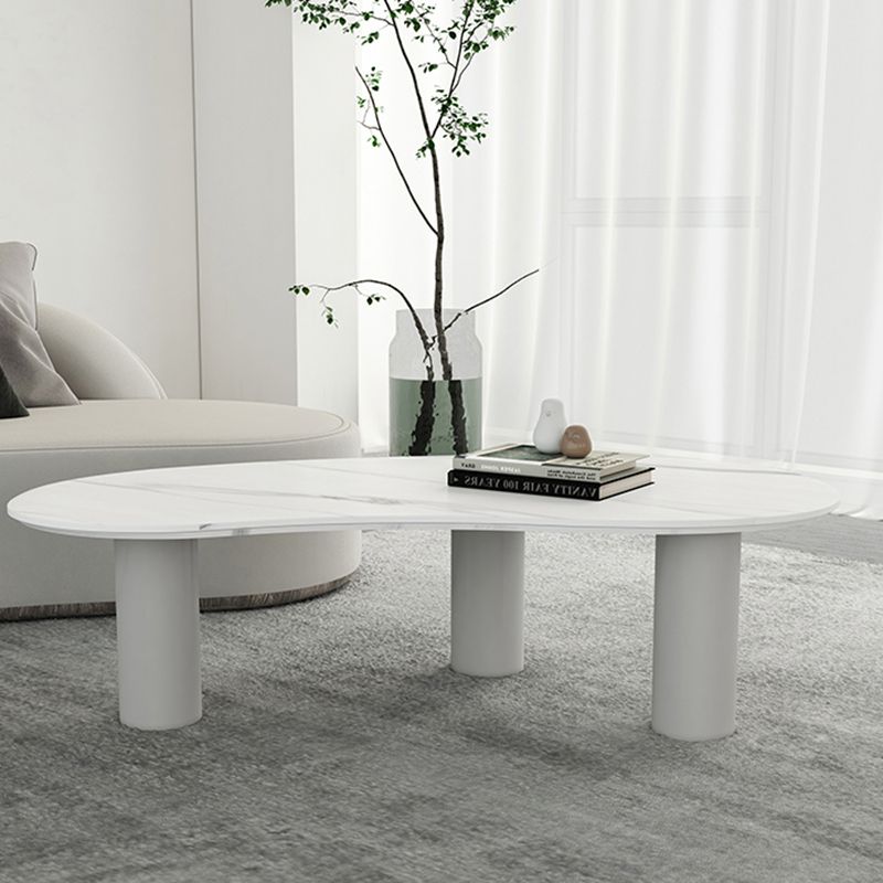 Modern 3 Legs Coffee Table Slate Coffee Table for Living Room