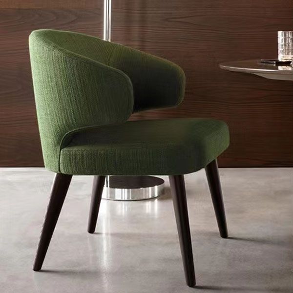 Dining Room Dining Chairs Modern Dining Side Chairs with Wood Legs