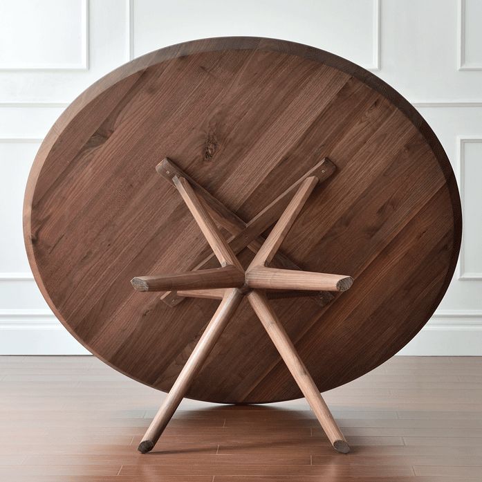 Kitchen Dinner Table Dining Room Round Solid Wood Dining Table